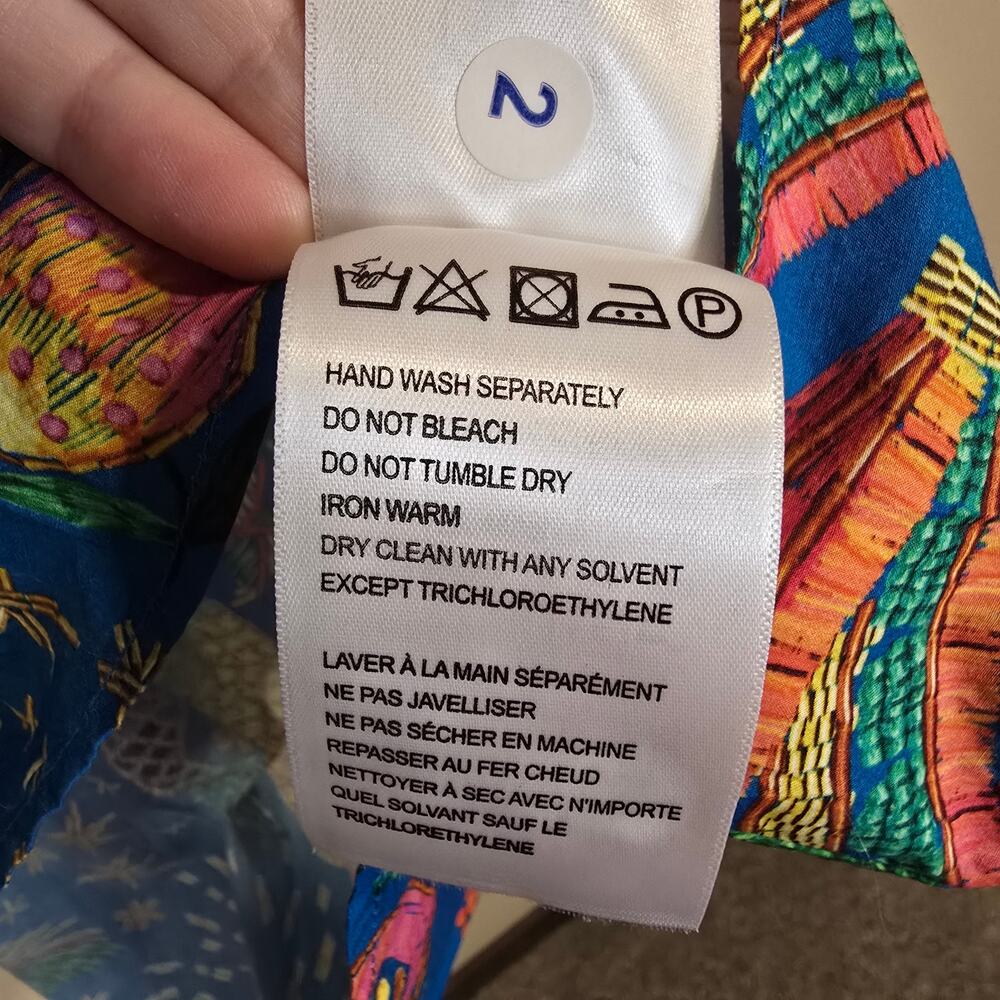 NEW NWT Women's Farm Rio Color Blocking Embroidered Mini Dress | Size Small - Picture 12 of 13